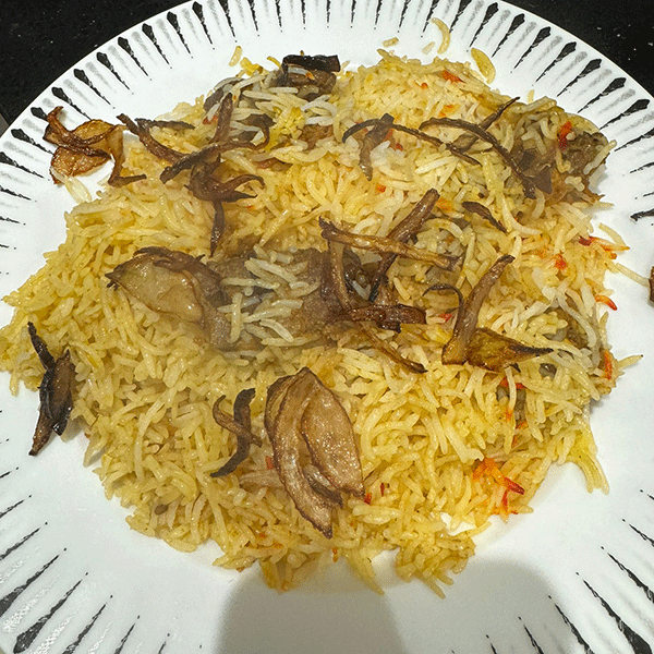 2 Heavenly Plates of Authentic Pakistani Desi Food: Lamb Biryani and Lamb Karahi Delights!